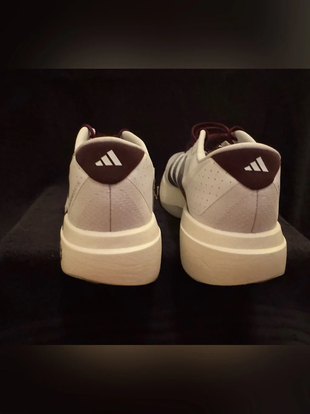 Size 13.5 - NCAA x adidas Adizero Evo SL Texas A&M